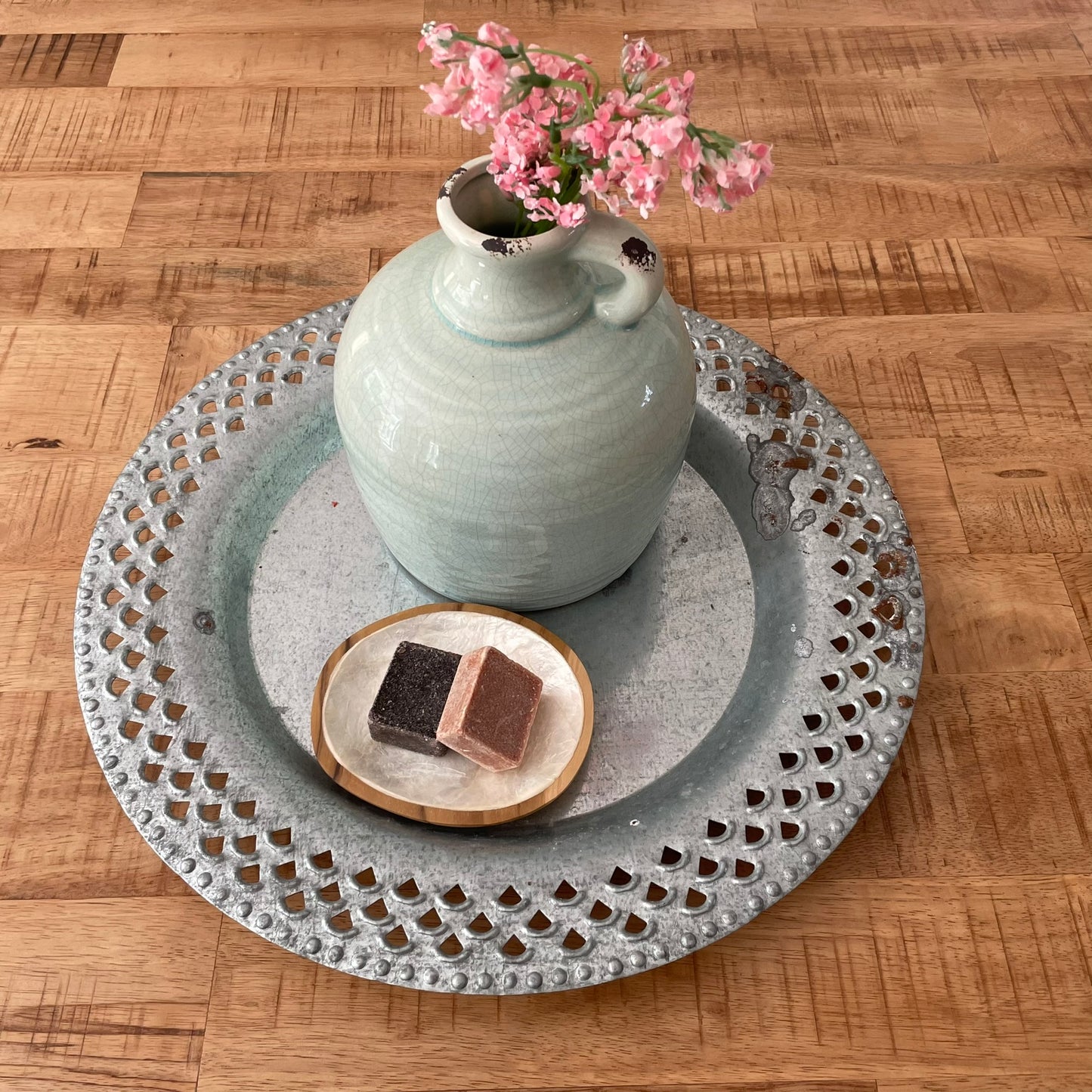 Schaaltje Capiz wit - Small