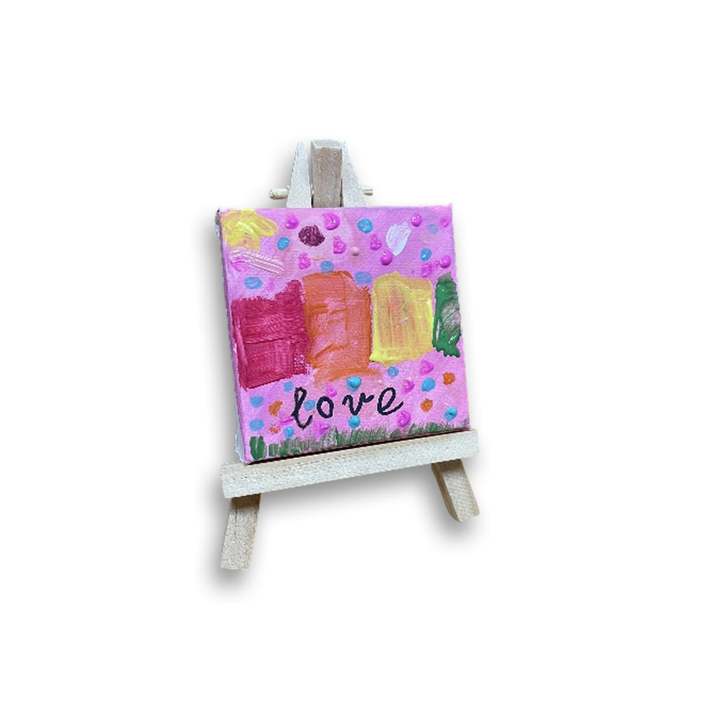 Fenna - Canvas schilderij op standaard 1