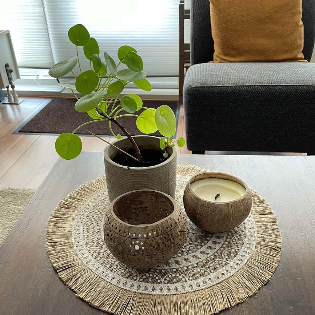 Bohemian jute placemats