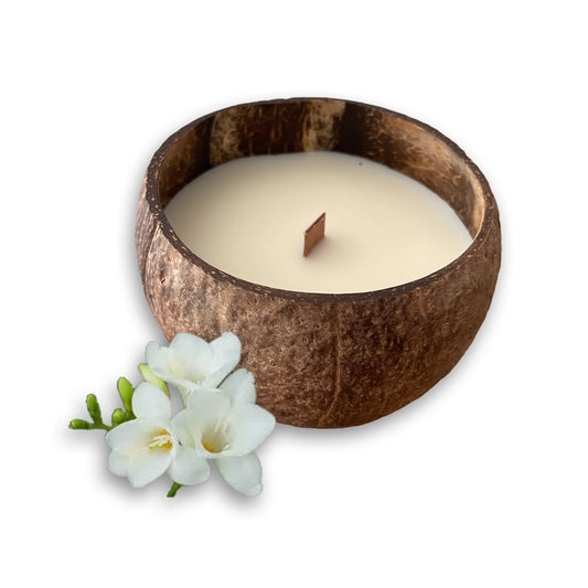 kokosnoot geurkaars - freesia