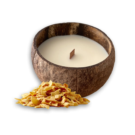 kokosnoot geurkaars - geroosterde kokos