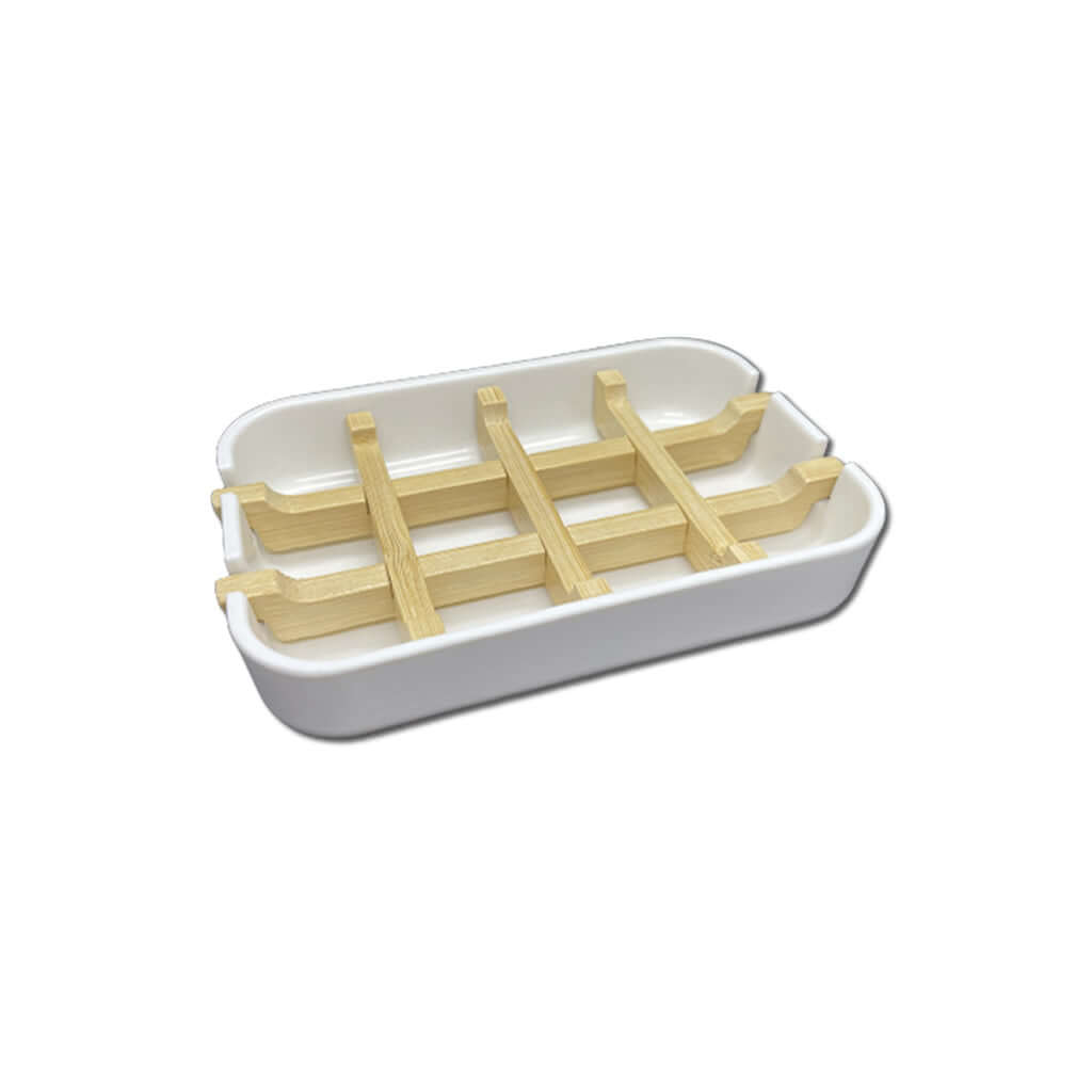 Bamboe zeephouder - Wit