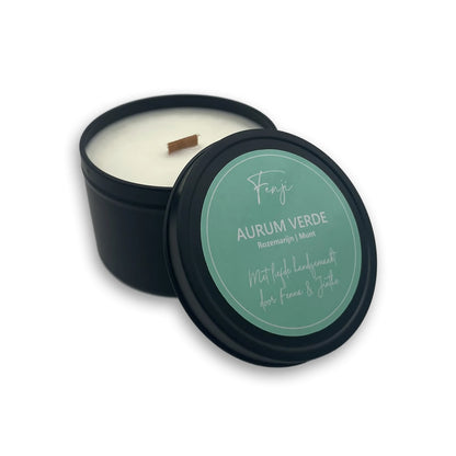 handgemaakte geurkaars - aurum verde 1