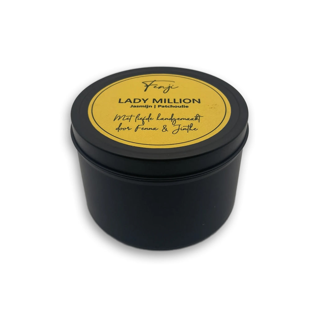 handgemaakte geurkaars - lady million 2