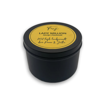handgemaakte geurkaars - lady million 2