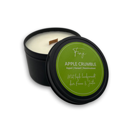 handgemaakte geurkaars - apple crumble 1