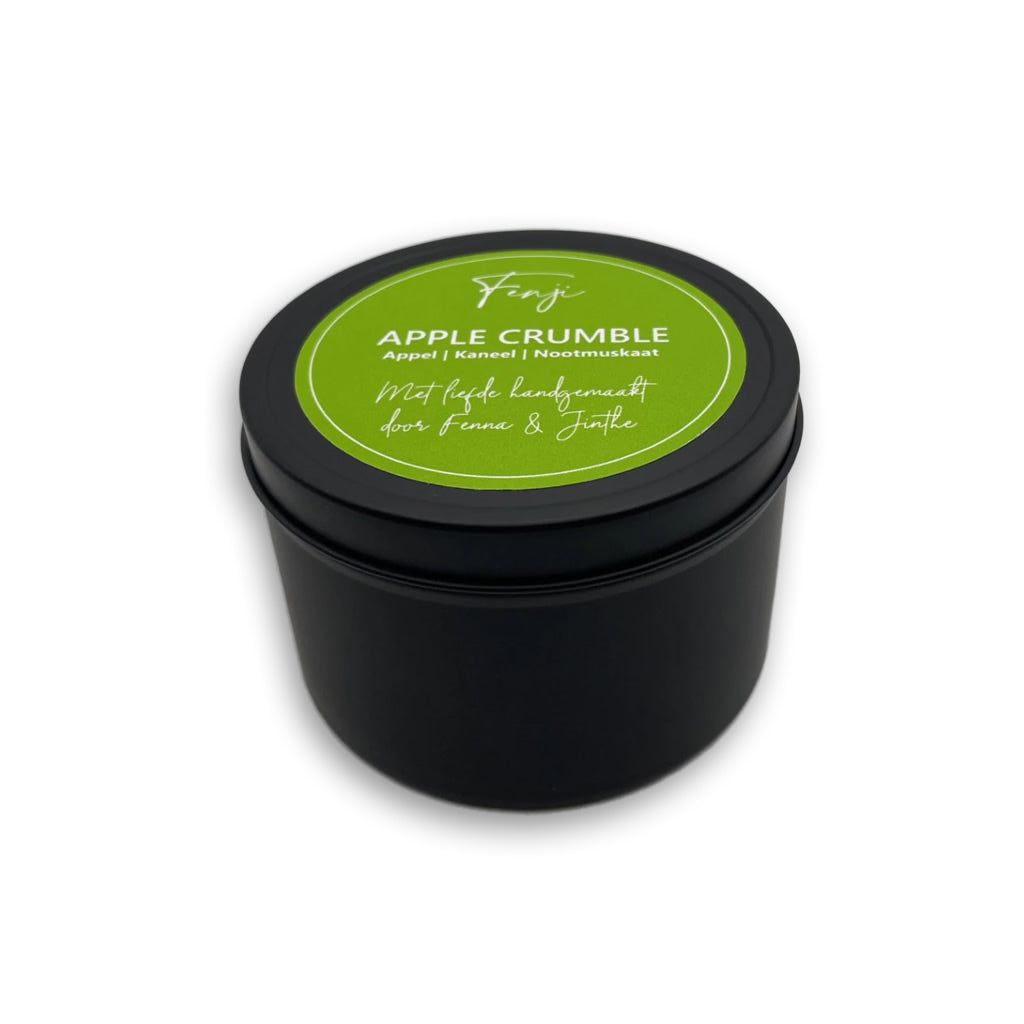 handgemaakte geurkaars - apple crumble 2