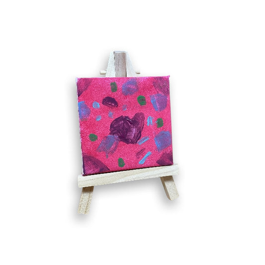 Jinthe - Canvas schilderij op standaard 4